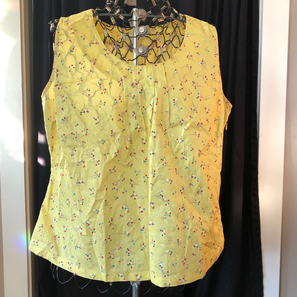 Yellow Boden sleeveless top